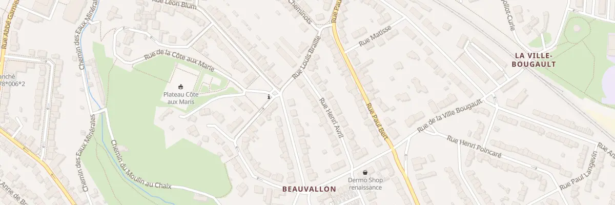 Plan du 6 Rue Henri Avril à Saint-Brieuc