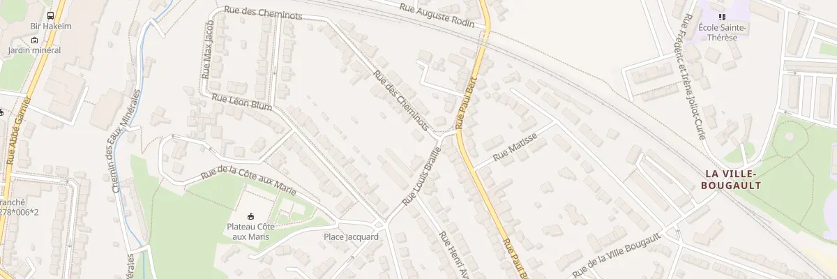 Plan du 7 Rue des Cheminots à Saint-Brieuc