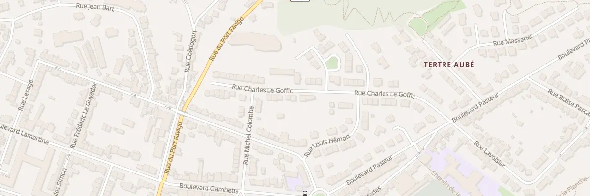 Plan du 24 Rue Charles le Goffic à Saint-Brieuc