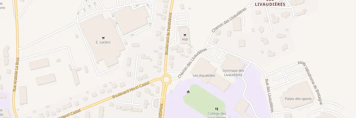 Plan du 40 Bd de Penthièvre à Loudéac