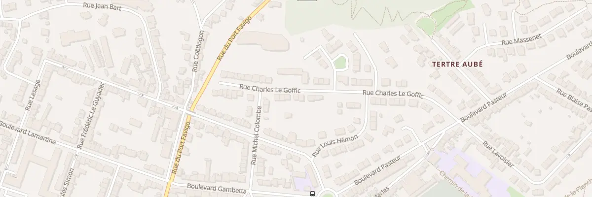 Plan du 22 Rue Charles le Goffic à Saint-Brieuc
