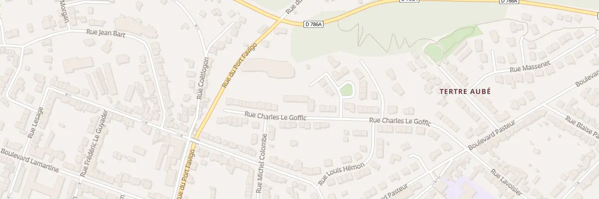 Plan du 29 Rue Charles le Goffic à Saint-Brieuc