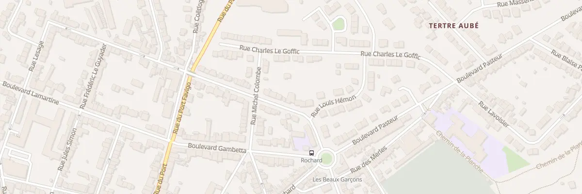Plan du 27 Rue Anatole Le Braz à Saint-Brieuc