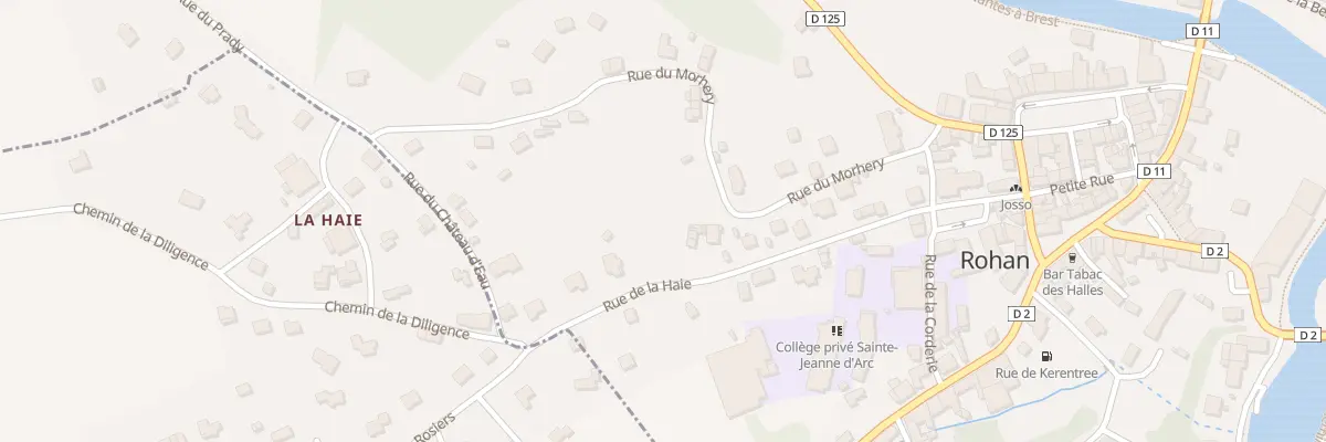 Plan du 5038 Rue de la Haie à Rohan