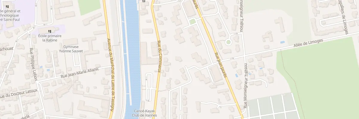 Plan du 33 Rue de Port Nabat à Vannes