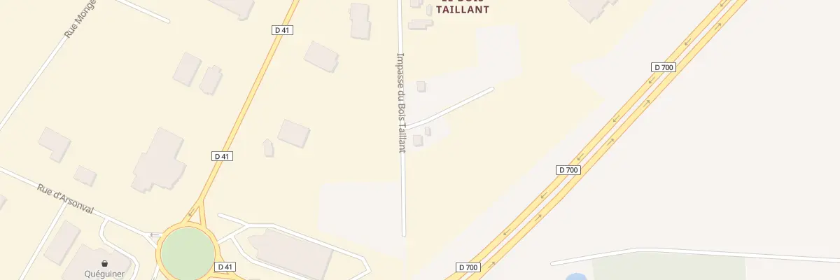 Plan du 25 Imp du Bois Taillant à Loudéac