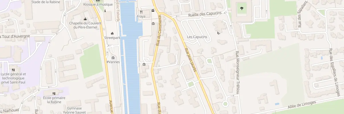 Plan du 65 Rue du Commerce à Vannes