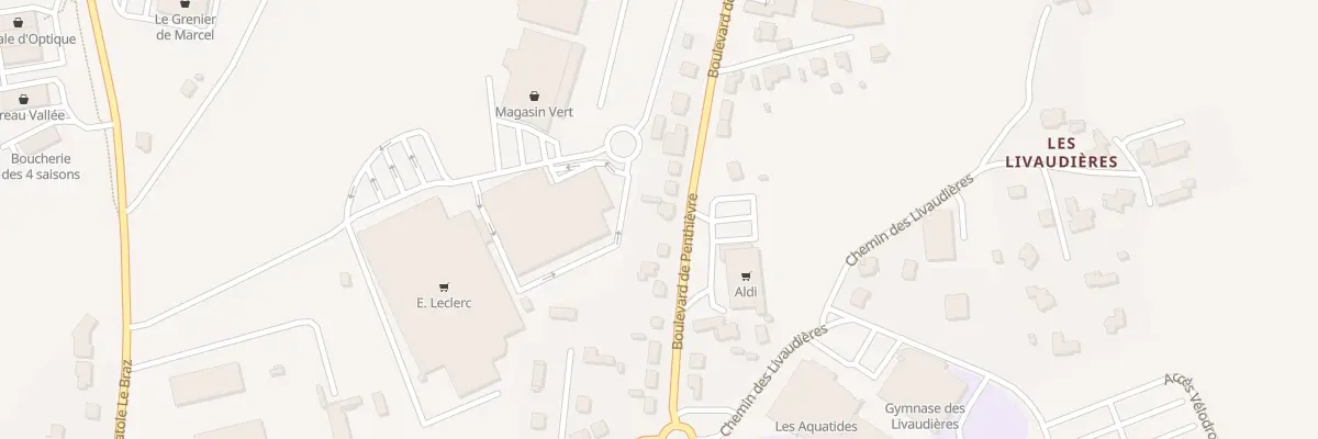 Plan du 53 Bd de Penthièvre à Loudéac