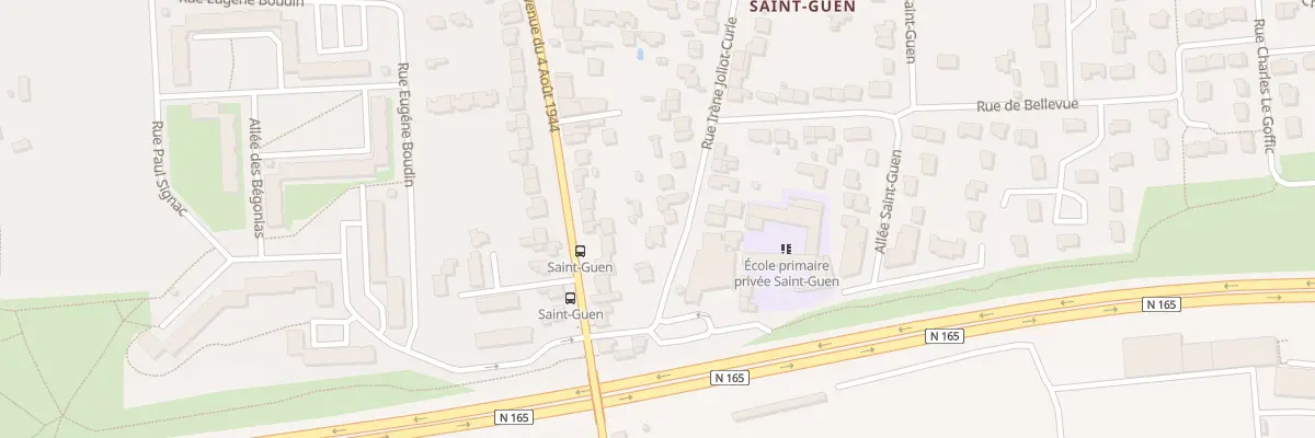 Plan du 21 Rue Irène Joliot-Curie à Vannes