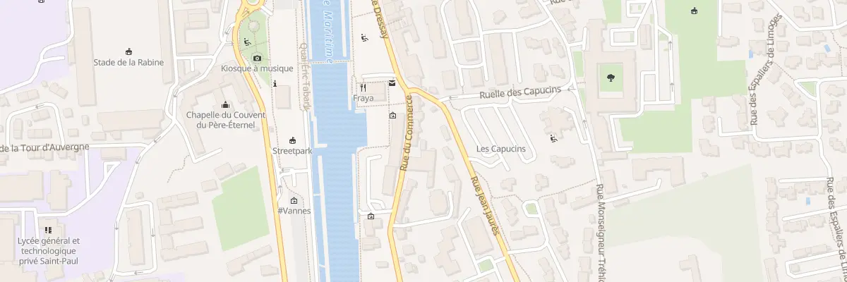 Plan du 59 Rue du Commerce à Vannes