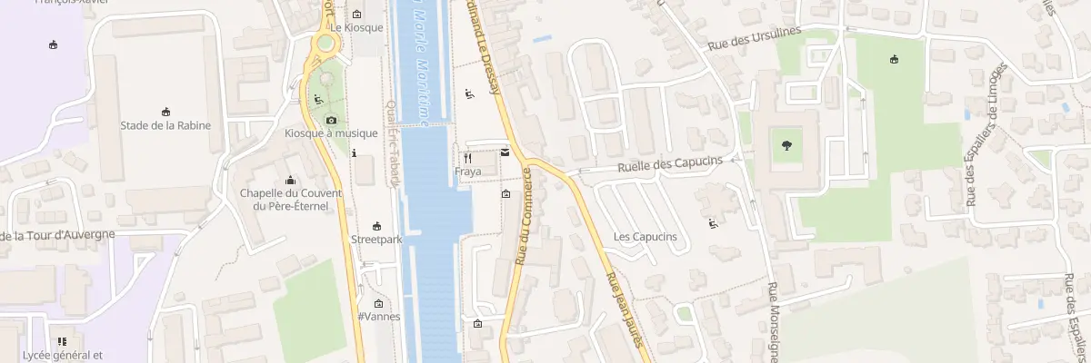 Plan du 53 Rue du Commerce à Vannes