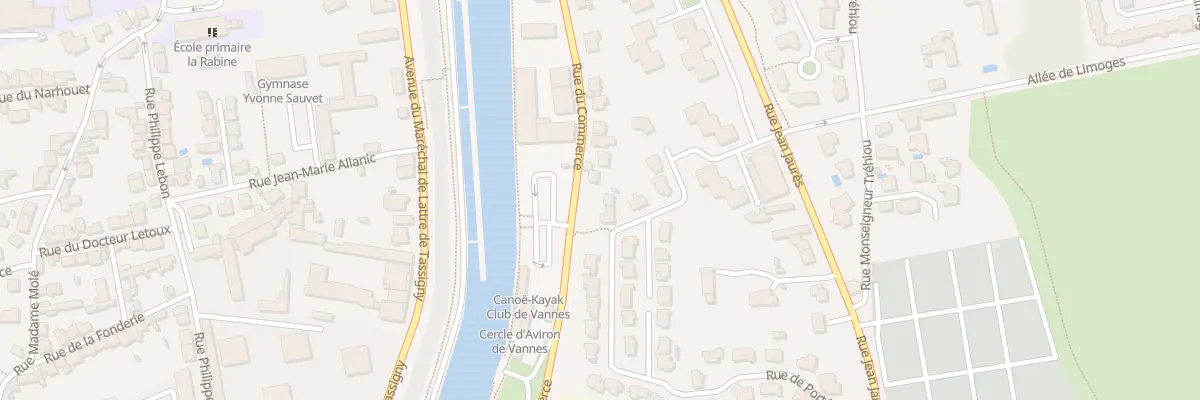 Plan du 95 Rue du Commerce à Vannes