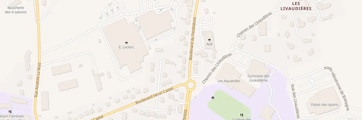 Plan du 41 Bd de Penthièvre à Loudéac