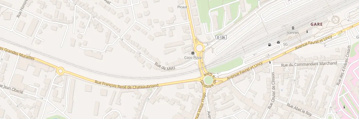 Plan du 4 Rue de Metz à Vannes