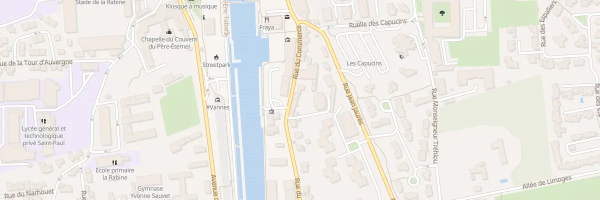 Plan du 63B Rue du Commerce à Vannes