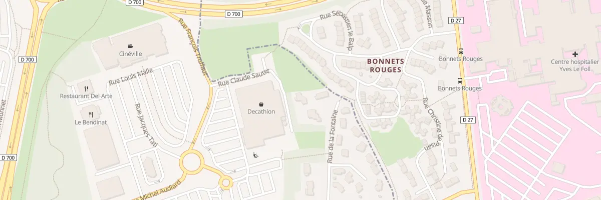 Plan du 83B Rue de la Fontaine à Trégueux