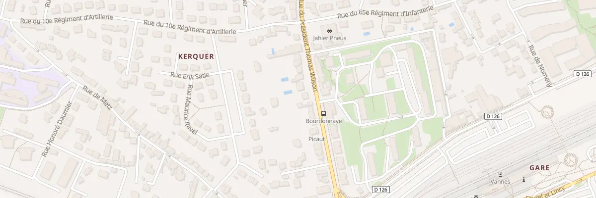 Plan du 31 Av Pdt Wilson à Vannes