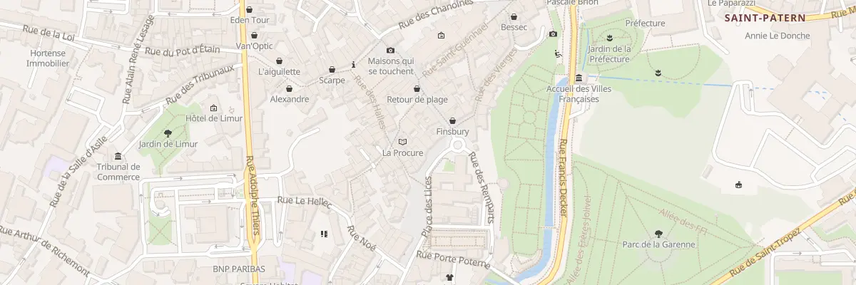 Plan du 3 Pl Lucien Laroche à Vannes