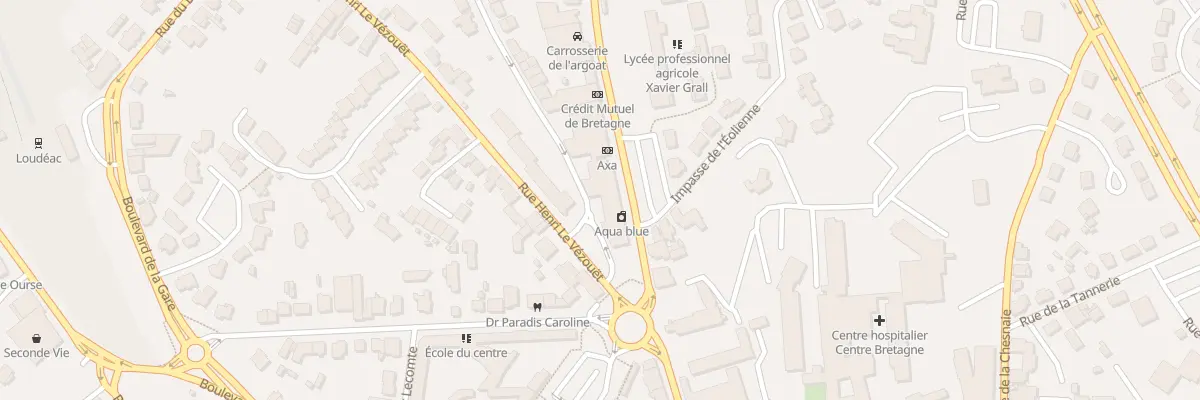 Plan du 3 Rue Louis Lavergne à Loudéac