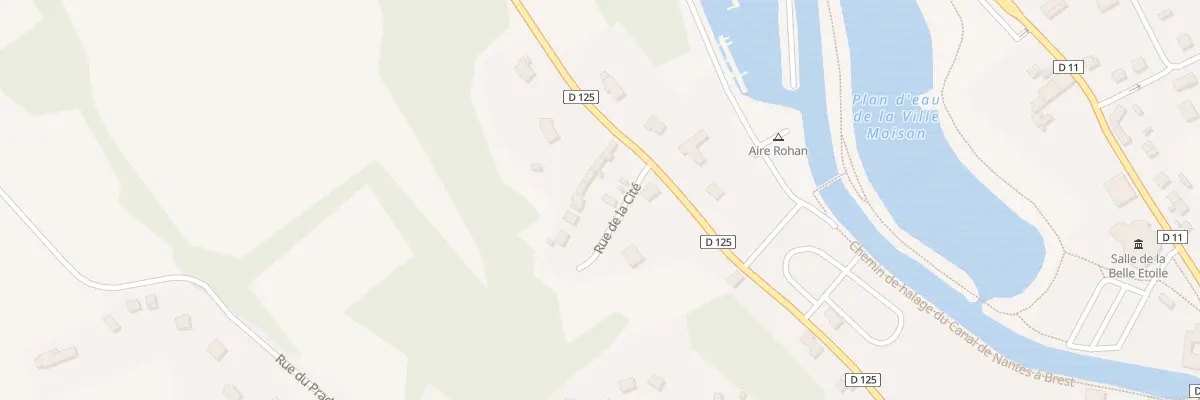 Plan du 8 Rue de la Cité à Rohan