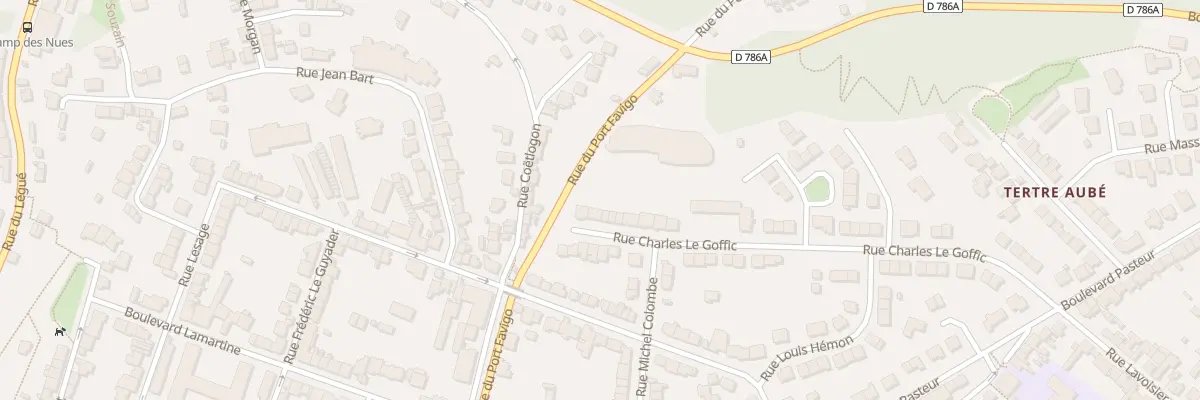 Plan du 3 Rue Charles le Goffic à Saint-Brieuc