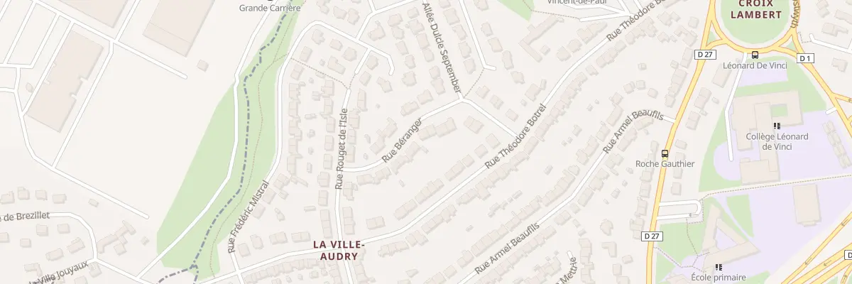 Plan du 20 Rue Béranger à Saint-Brieuc