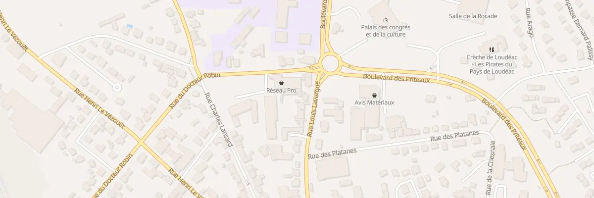 Plan du 35 Rue Louis Lavergne à Loudéac