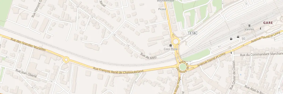 Plan du 10 Rue de Metz à Vannes