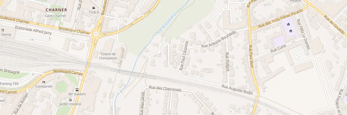 Plan du 6 Rue de la Côte à Moussu à Saint-Brieuc