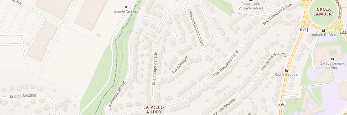 Plan du 9 Rue Béranger à Saint-Brieuc