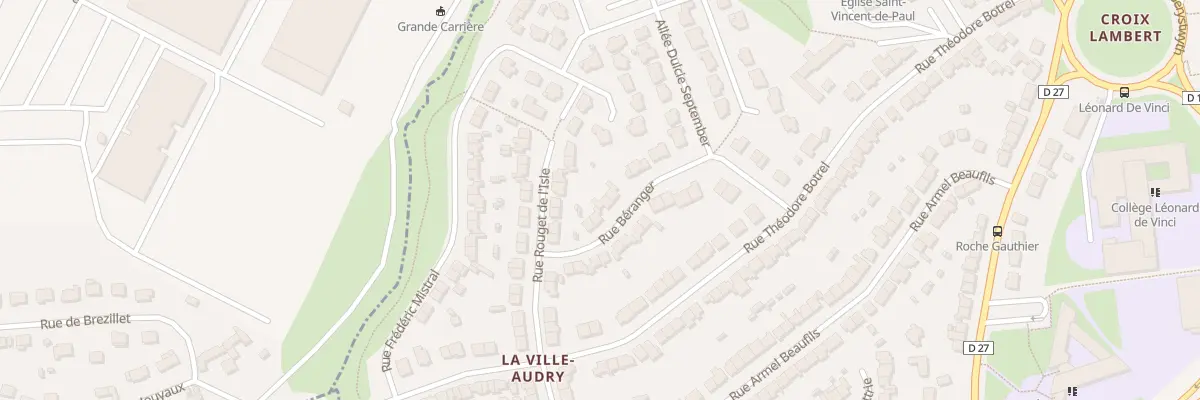Plan du 7 Rue Béranger à Saint-Brieuc