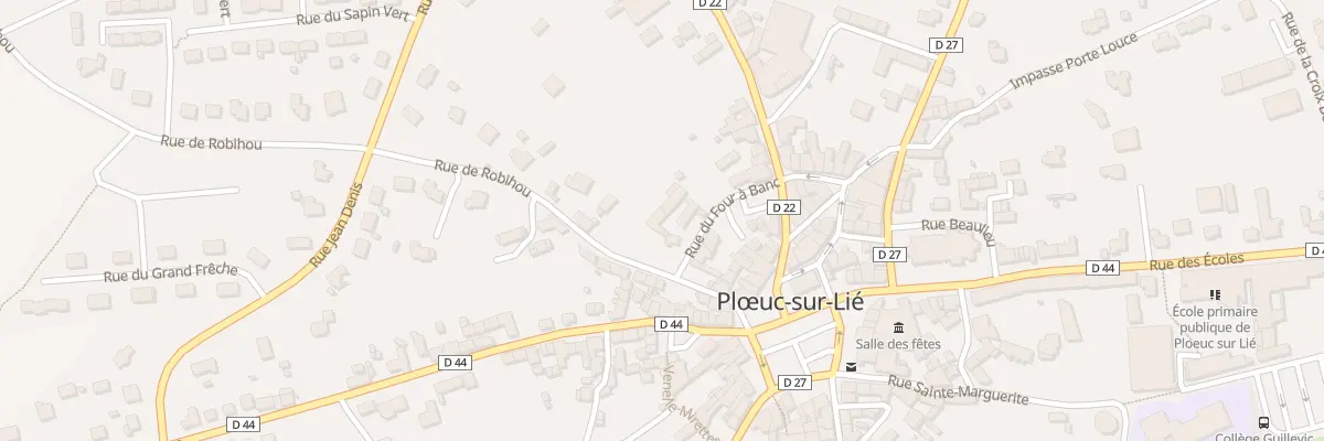 Plan du 1B Rue du Four à Banc à Plœuc-L’Hermitage