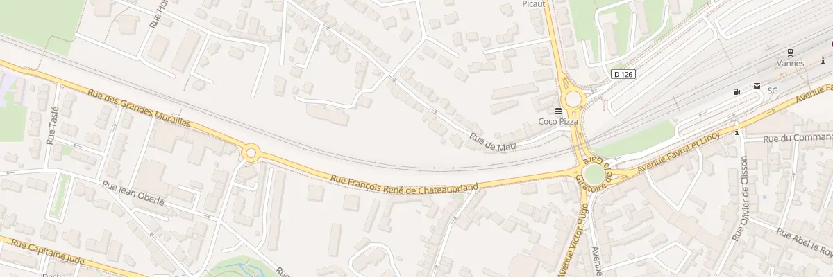 Plan du 13 Rue de Metz à Vannes