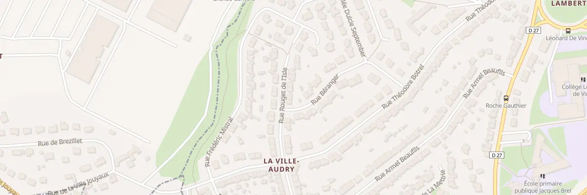 Plan du 14 Rue Rouget de l’Isle à Saint-Brieuc