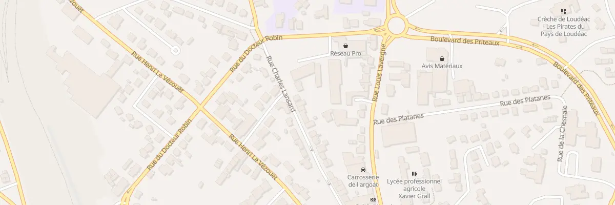 Plan du 46 Rue Charles Lansard à Loudéac