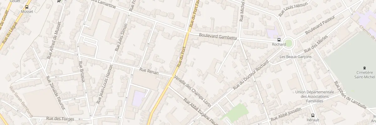 Plan du 38T Rue du Port à Saint-Brieuc