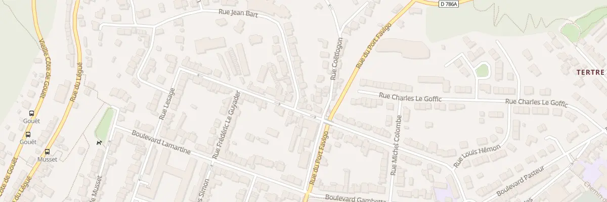 Plan du 4 Rue Jean Bart à Saint-Brieuc