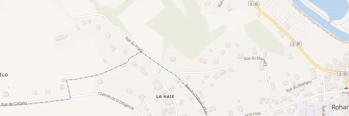 Plan du 36 Rue du Morhery à Rohan