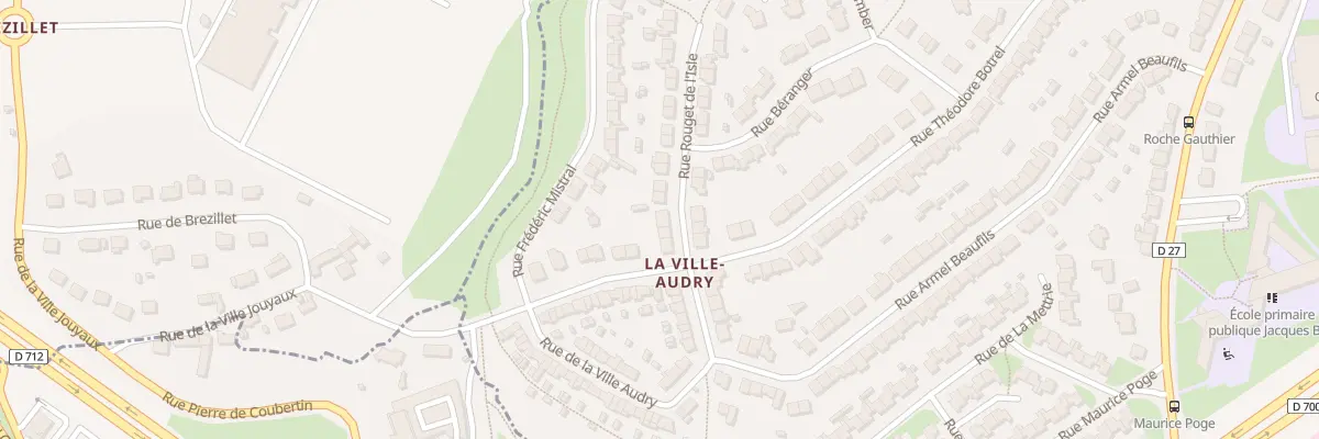 Plan du 5 Rue Rouget de l’Isle à Saint-Brieuc