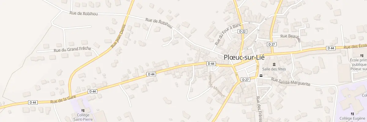 Plan du 22 Rue de la Gare à Plœuc-L’Hermitage