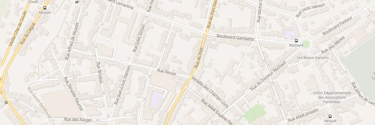 Plan du 45B Rue du Port à Saint-Brieuc
