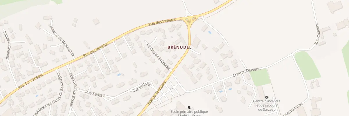 Plan du 35 Rue de Brénudel à Sarzeau