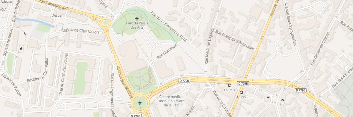 Plan du 37B Bd de la Paix à Vannes