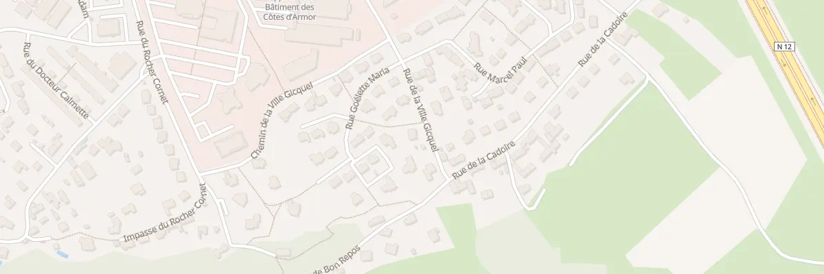 Plan du 10 Rue de la Ville Gicquel à Plérin