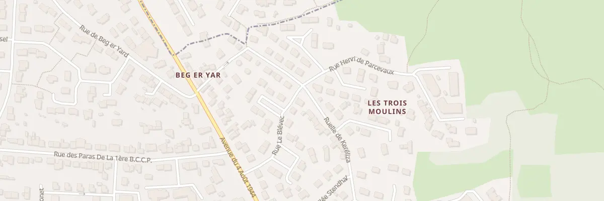 Plan du 8 Rue Cap de Vais G Le Blevec à Vannes