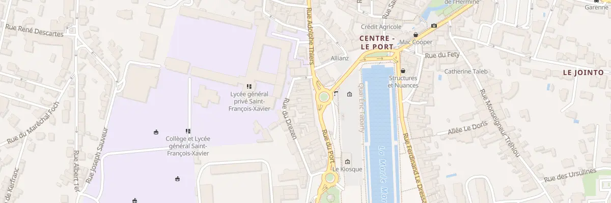 Plan du 12 Rue du Port à Vannes