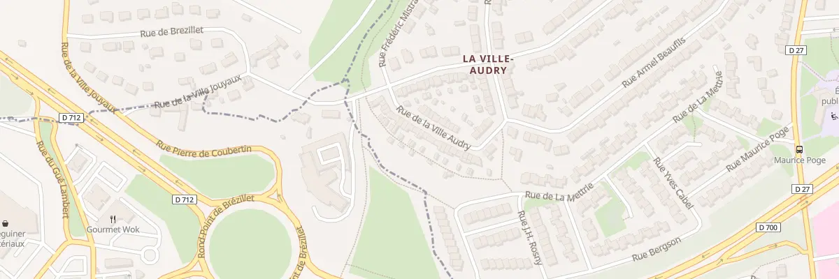 Plan du 25 Rue de la Ville Audry à Saint-Brieuc