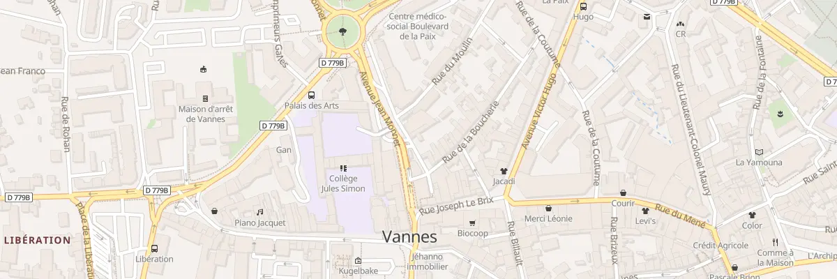 Plan du 18 Rue du 8 Mai 1945 à Vannes
