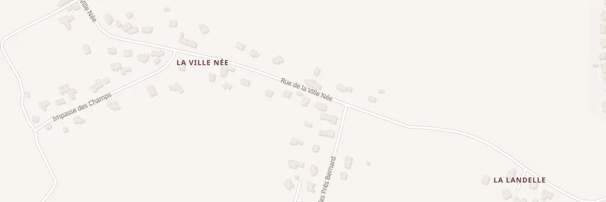 Plan du 7618 Rue de la Ville Née à Plédran