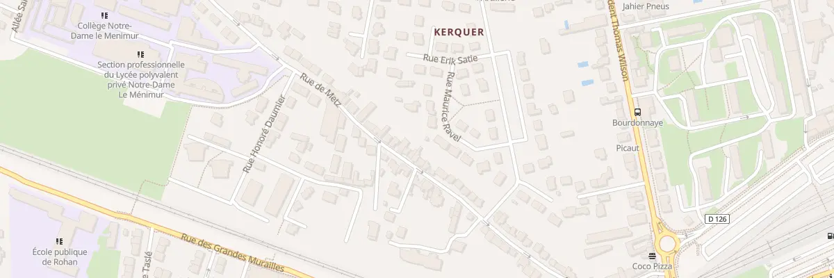 Plan du 50 Rue de Metz à Vannes